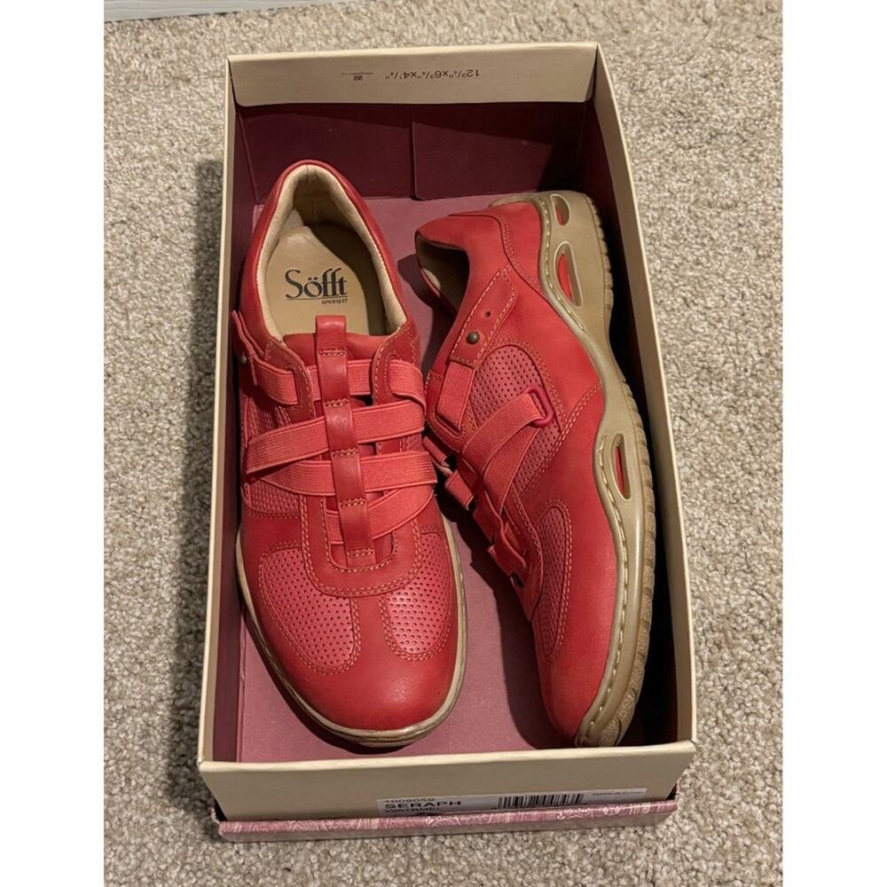 Sofft Seraph Slip On Watermelon Red Comfort Shoes 7.5 - Picture 2 of 8